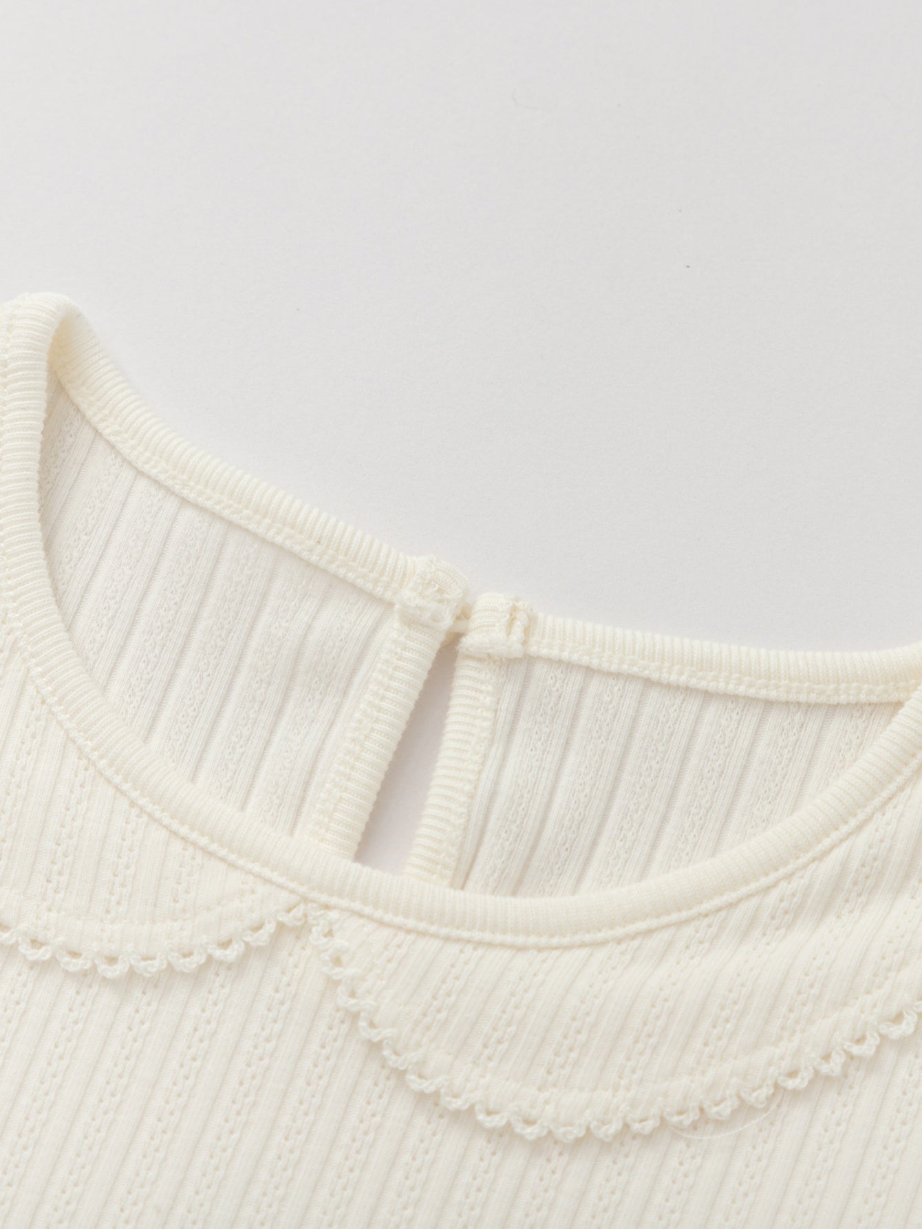 Bluza Cream Petal Rib 🤍