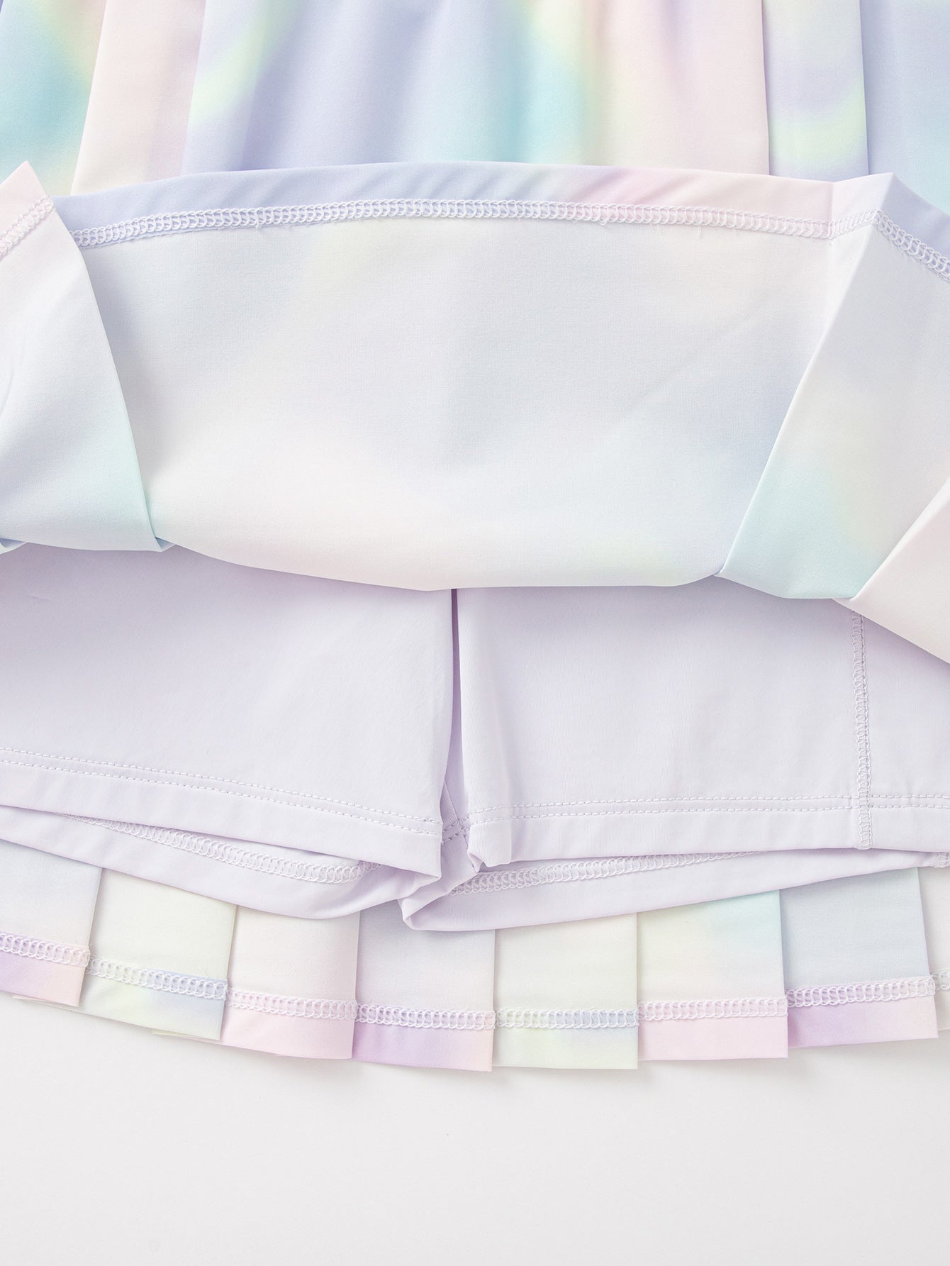 Set Bluzë, Fund & Geta Hologlow Polo Skirt 🌈
