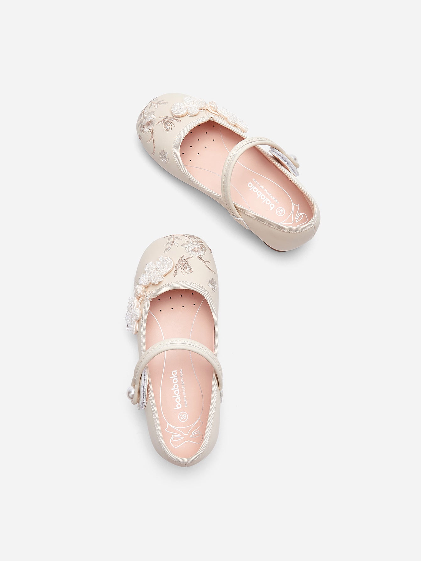 Balerina Pearl Blossom Mary Janes 👑