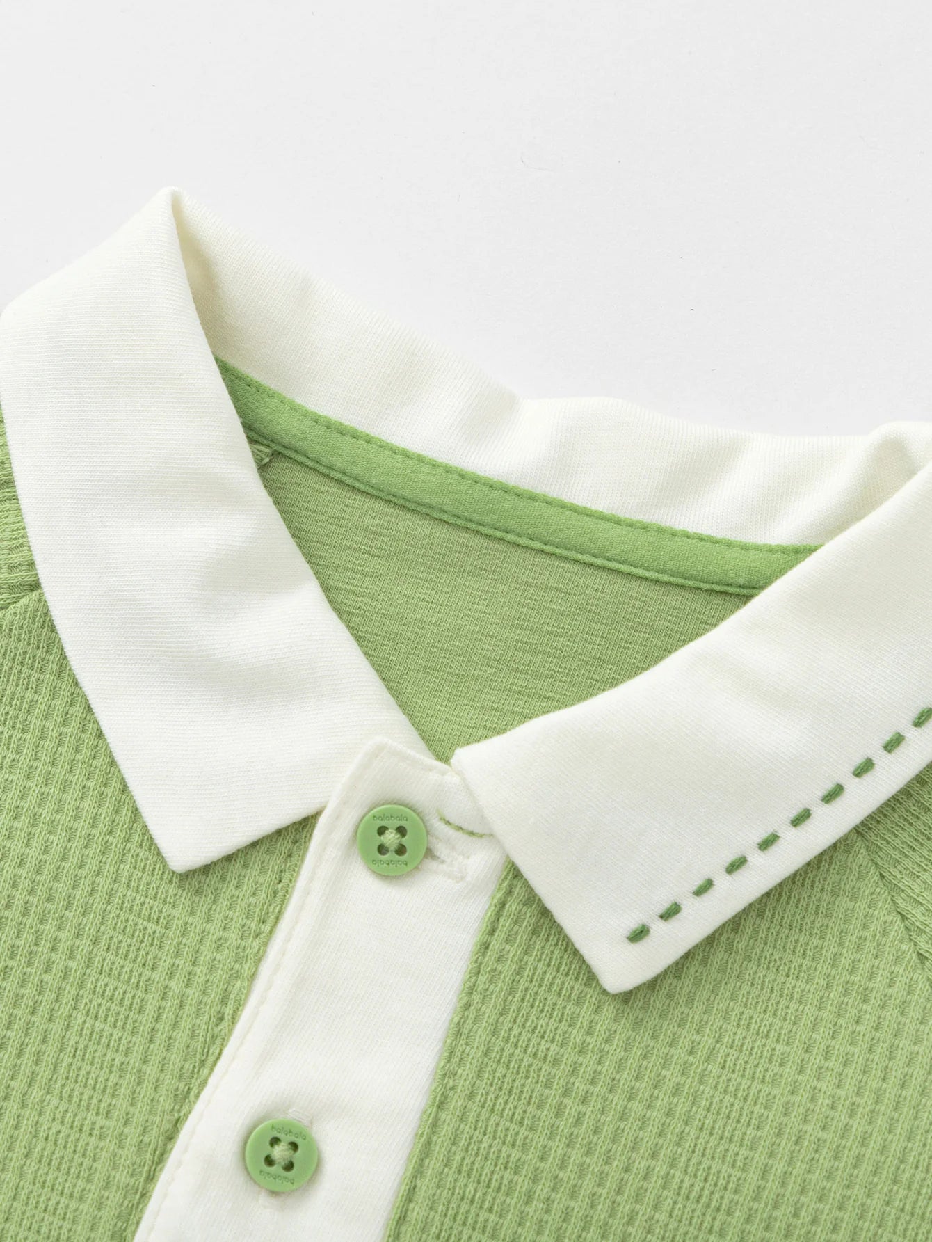 Bluzë Aviator Waffle Polo 💚