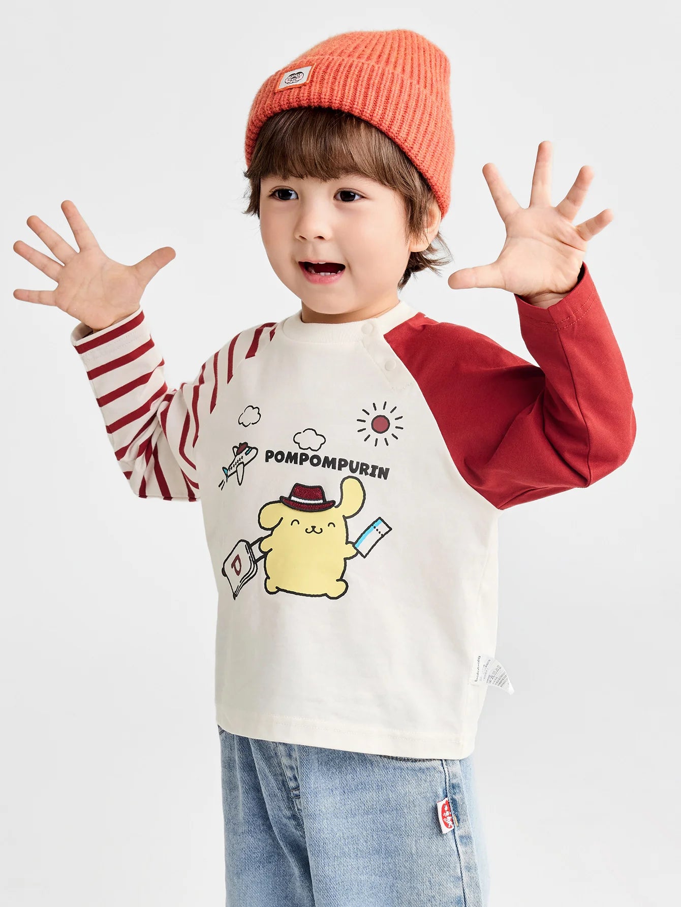 Bluzë Raglan Puppy Stripes ❤️