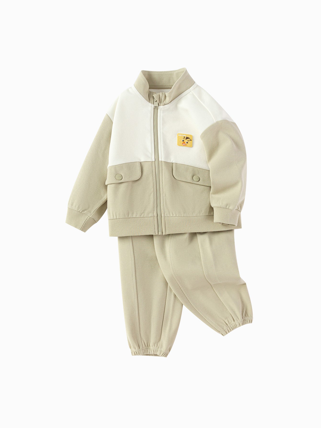 Set Pulovër & Tuta Sand Waffle Zip 🧸