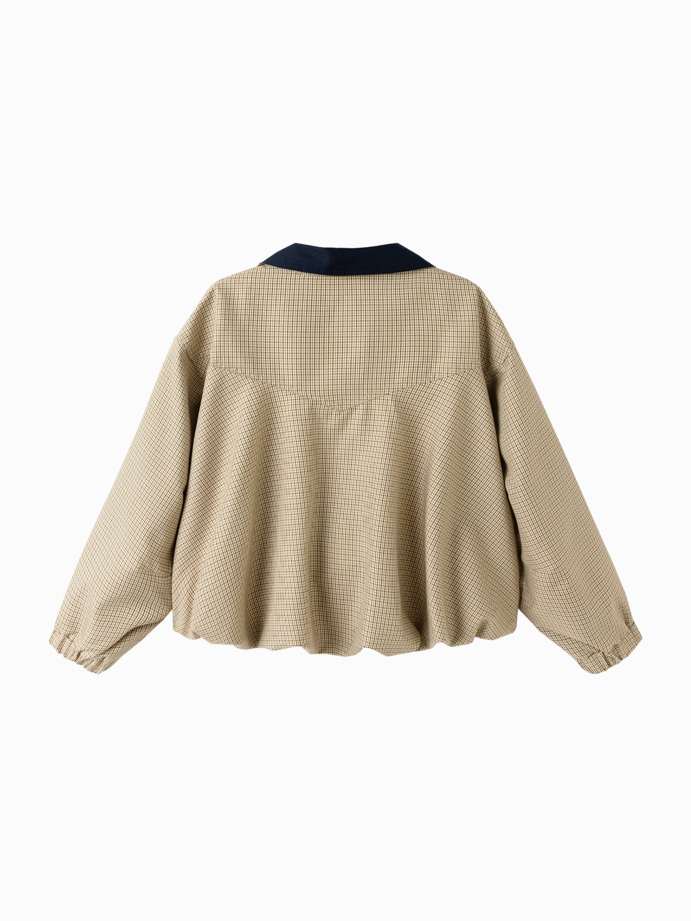 Xhaketë Cozy Check Zip 🤎