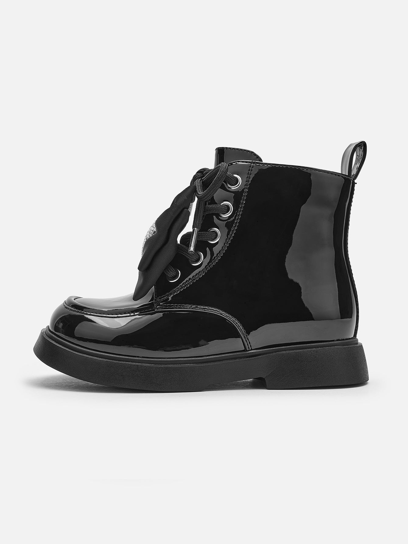 Çizme Shiny Bow – Black 🖤
