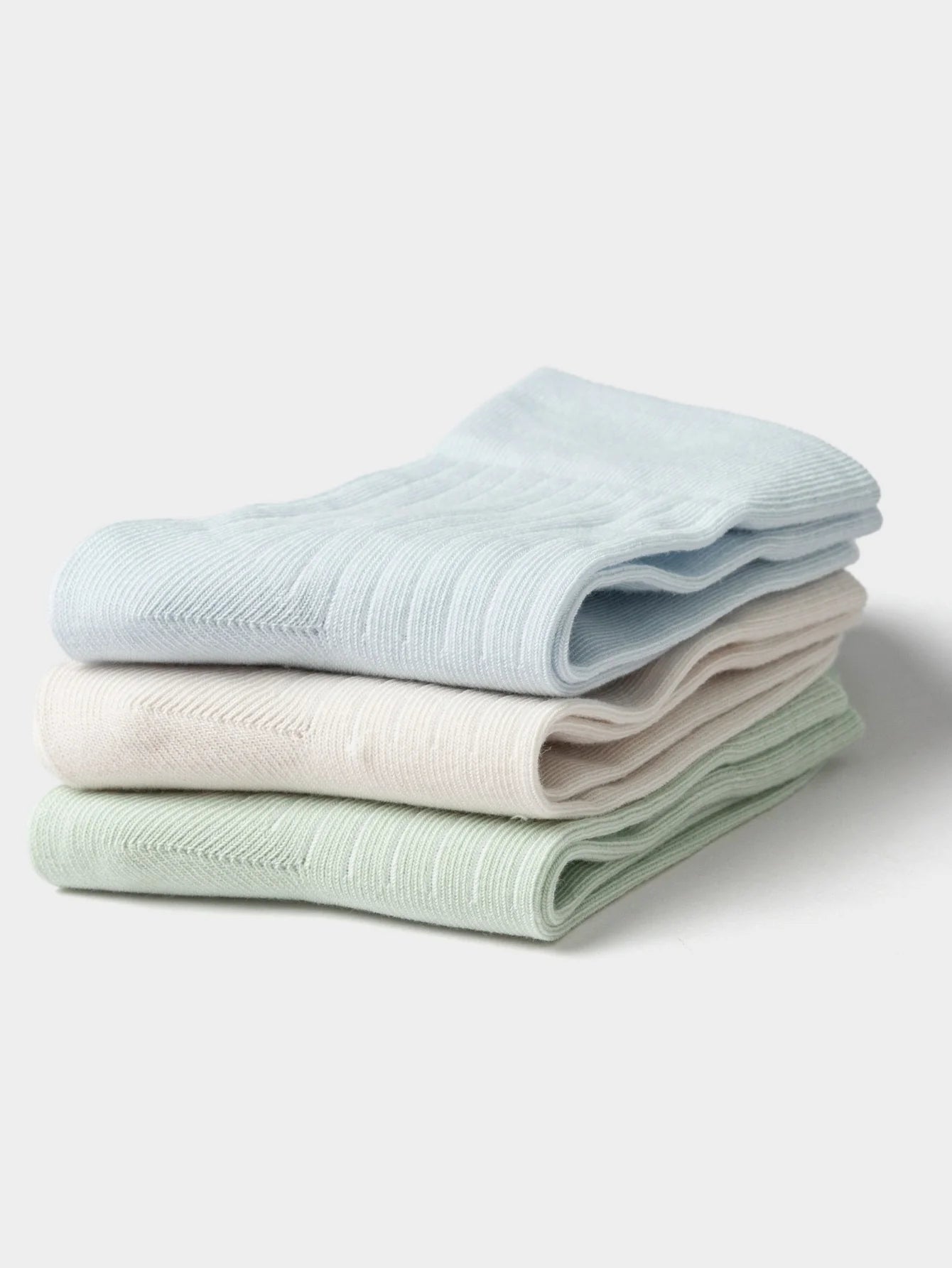 Set Çorape Pastel Rib 3-Pack 🩵