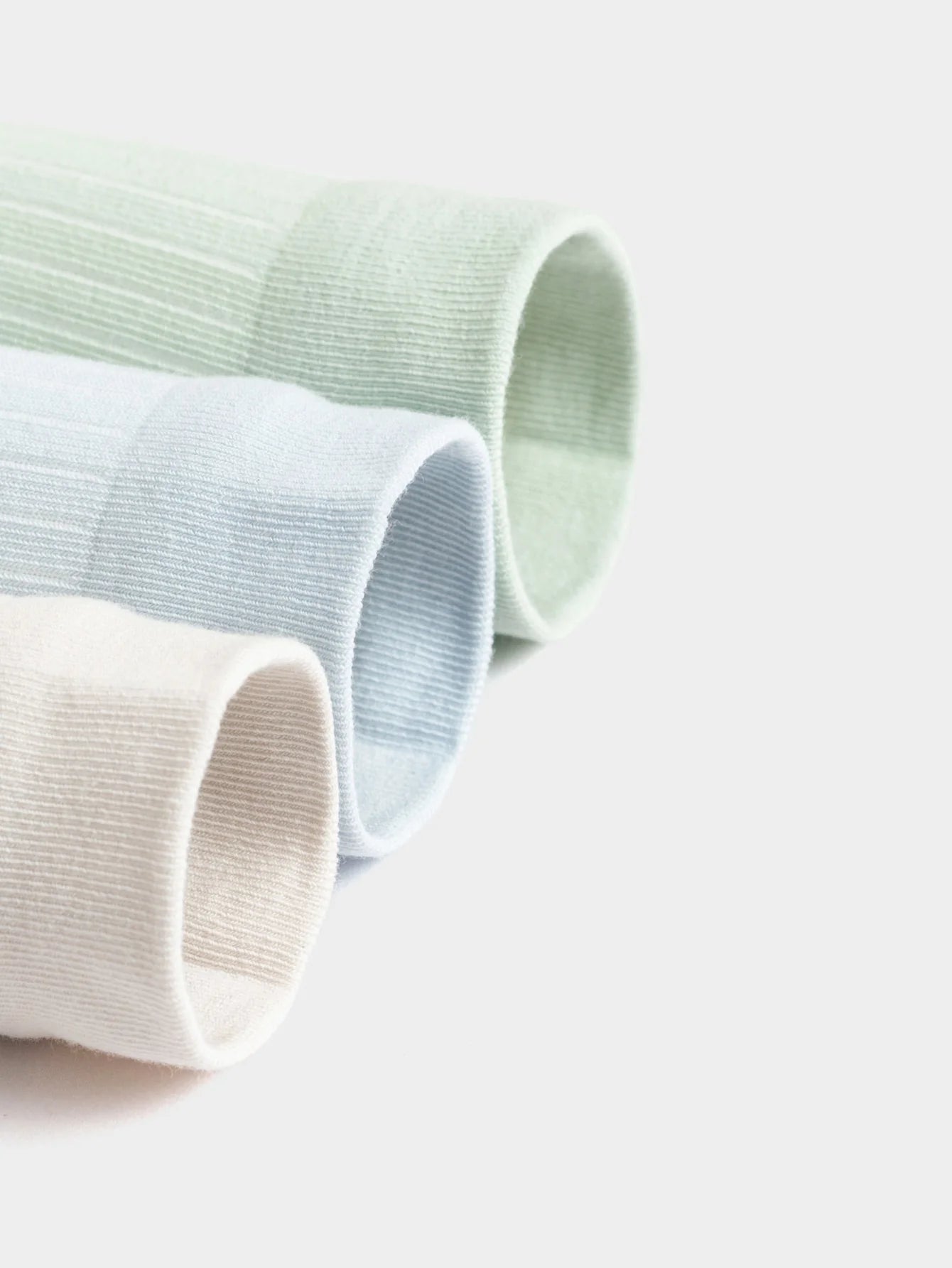 Set Çorape Pastel Rib 3-Pack 🩵