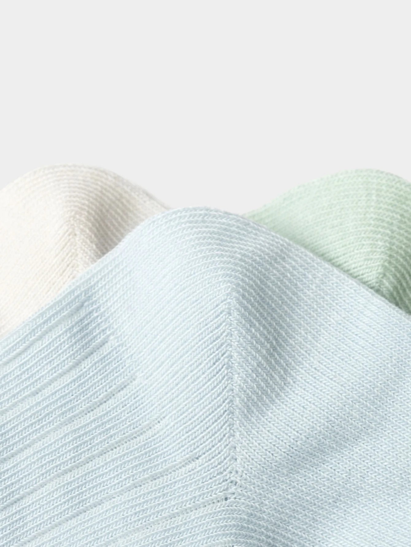 Set Çorape Pastel Rib 3-Pack 🩵
